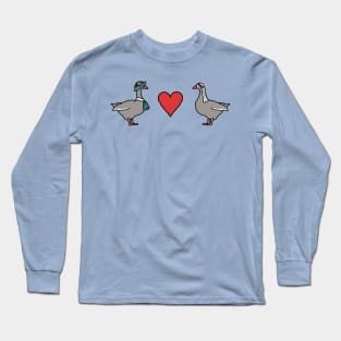 Girl Geese in Love Long Sleeve T-Shirt